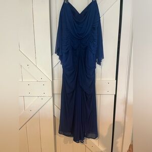 Rina Di Montella Royal Blue Evening Gown